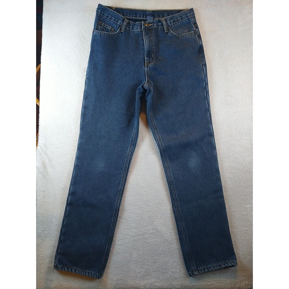 Full Blue Fleece Lined Jeans Women's 10x31 Medium Wash